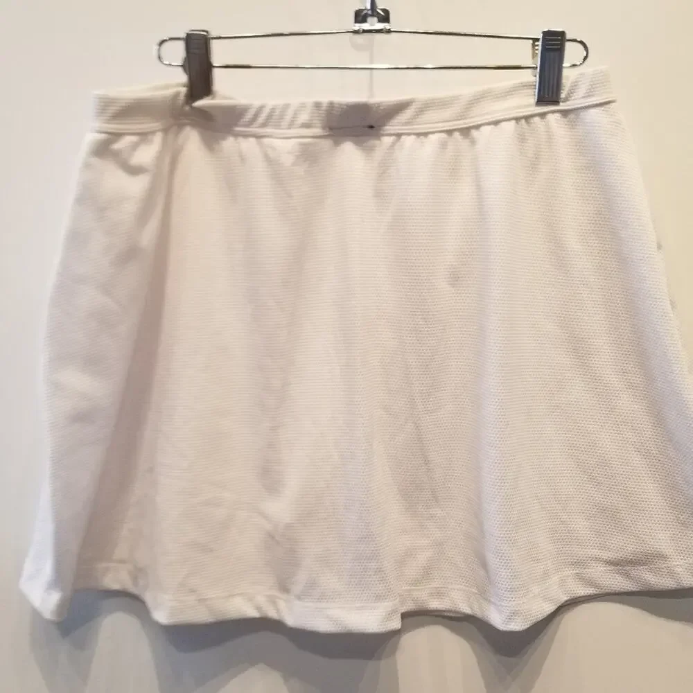 Head Athletic White Stretch Skort‎ Tennis Pickleball Comfortable Women's Size XL